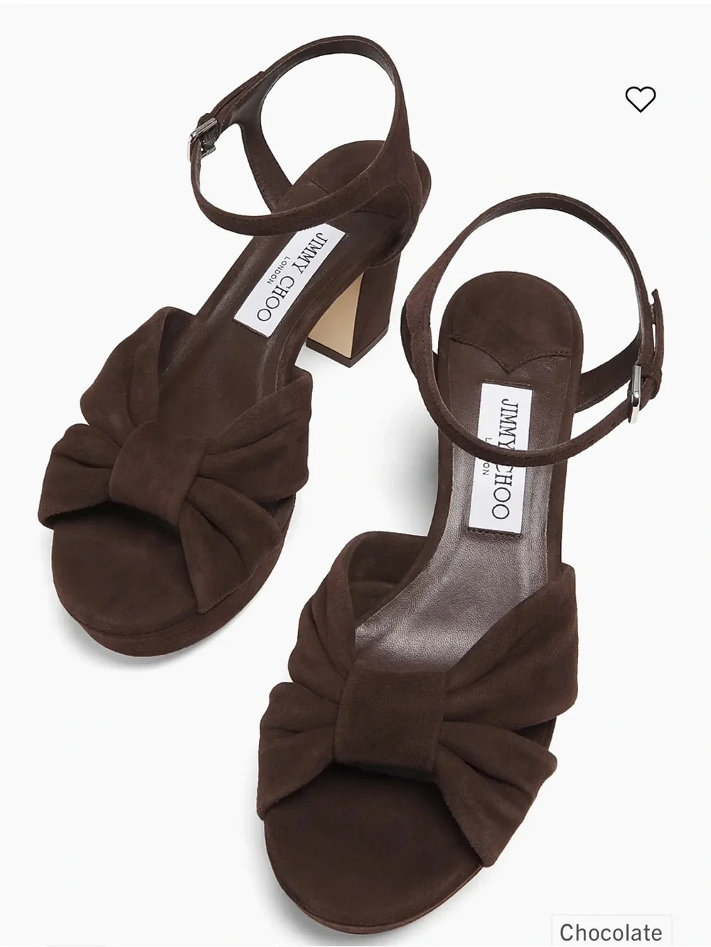 New Jimmy Choo Heloise 80MM Platform Heels